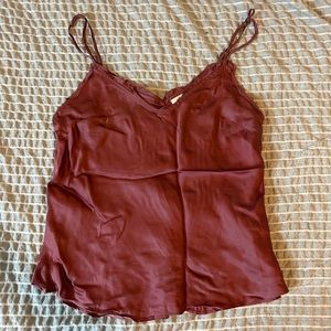Wilfred pink silk tank size xs